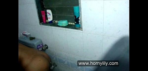  indian babe lily hidden cam in shower